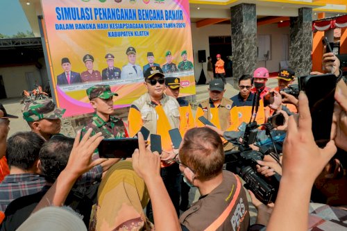 HKB 2026, Bupati Klaten Pastikan Kesiapan Lintas Sektor Hadapi Bencana 