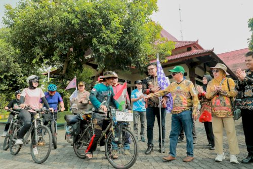 Bupati Klaten Terima Onthelis Jarak Jauh, Semarakkan IVCA Rally 2026