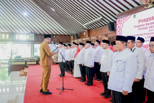 Bupati Klaten Kukuhkan Pengurus Masjid Raya dan LPTQ, Perkuat Kolaborasi Cetak Generasi Qurani