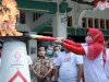 Bupati Klaten Terima Kirab Obor dari Kabupaten Boyolali dalam rangka Pekan Spesial Olimpiade Nasional SOINA 2022