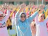 Sebanyak 1.200 Nakes Klaten Ikuti Senam Bersama di Stadion Trikoyo