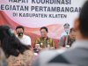 Wakil Bupati Klaten Hadiri Rakor Kegiatan Pertambangan Kabupaten Klaten