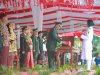 Dandim 0723 Klaten Pimpin Upacara Penurunan Bendera Merah Putih Dalam Rangka HUT Ke 78 RI
