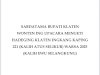 SABDATAMA BUPATI KLATEN WONTEN ING UPACARA MENGETI  HADEGING KLATEN INGKANG KAPING 221 (KALIH ATUS SELIKUR) WARSA 2025 (KALIH EWU SELANGKUNG)