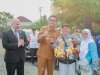 Bupati Klaten Sambut Kepulangan Jamaah Haji Kloter 61 di Grha Bung Karno
