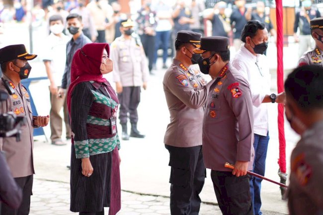 Kapolri Berikan Apresiasi Capaian Vaksinasi di Kabupaten Klaten