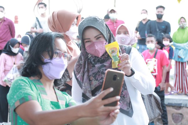 Bupati Klaten Tinjau Secara Langsung Kampung Ramadan Rowo Jombor