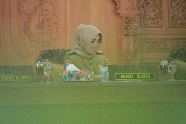 Bupati Klaten Sampaikan Jawaban Atas Pemandangan Umum Fraksi DPRD Klaten