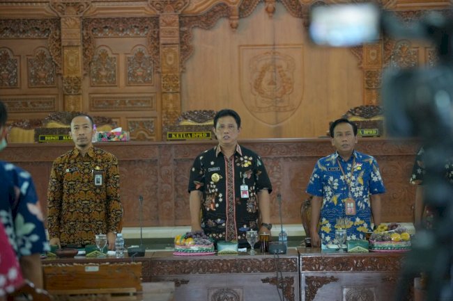 Wakil Bupati Klaten Pimpin Rakor TKPK Kabupaten Klaten Tahun 2022