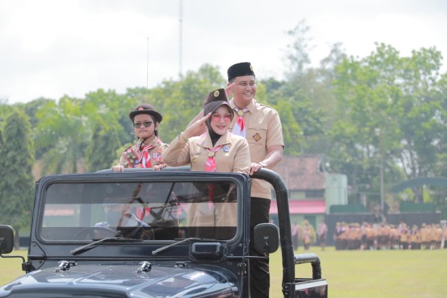 Ketua Mabicab Klaten Membuka LT Tingkat III Regu Penggalang Kwarcab Klaten