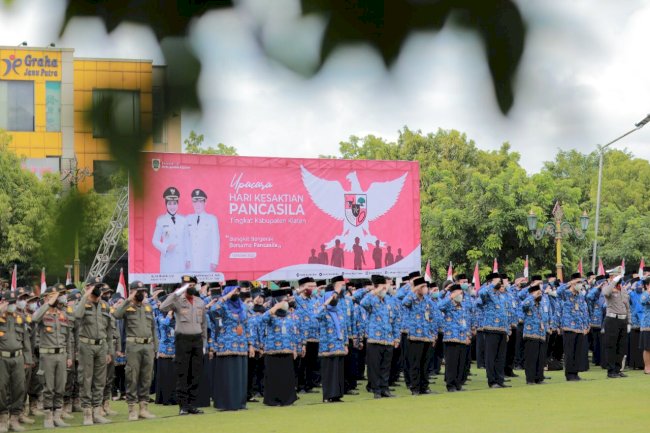 Pimpin Upacara Hari Kesaktian Pancasila, Bupati Klaten Harap Generasi Penerus Amalkan Nilai Pancasila