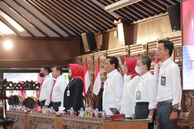 Membuka Rakoorlak, Bupati Klaten Minta Pengguna Anggaran Maksimalkan Serapan Anggaran