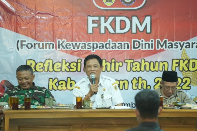 Wakil Bupati Klaten Buka Acara Refleksi Akhir Tahun FKDM Kabupaten dan FKDM Kecamatan Se-Kabupaten Klaten Tahun 2022