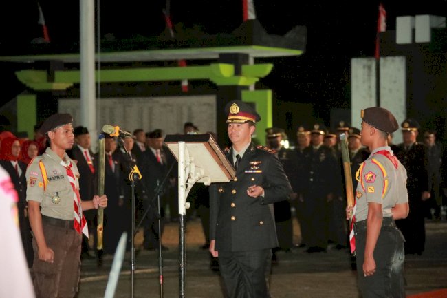 Kapolres Klaten Pimpin AKRS di TMP Ratna Bantala