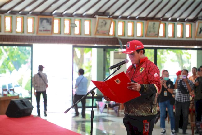 Wakil Bupati Klaten Kukuhkan Dan Lepas Kontingen PERPAPROV Kabupaten Klaten