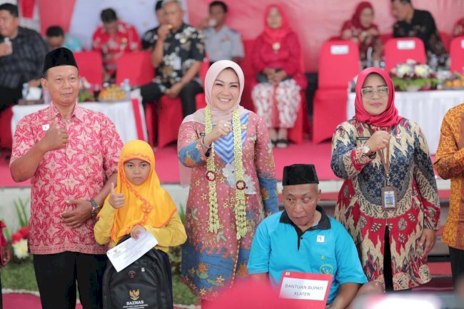 Sambang Warga Kecamatan Ceper, Bupati Klaten Minta Seluruh Kades Aktifkan Lumbung Pangan Desa