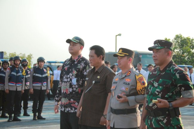 Wakil Bupati Klaten Hadiri Apel Gelar Pasukan Operasi Mantap Brata 2023-2024 Untuk Menyambut Pemilu 2024