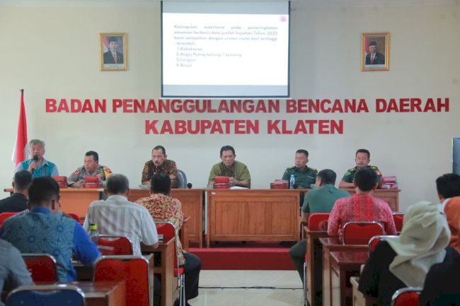 Wabup Klaten Ajak Masyarakat Tingkatkan Mitigasi Bencana Untuk Antisipasi Cuaca Ekstrim