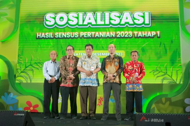 Wakil Bupati Klaten Hadiri Sosialisasi Hasil Sensus Pertanian 2023