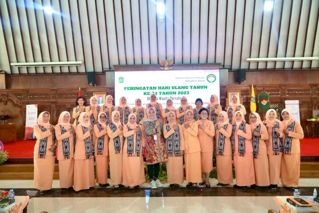 Hadiri Puncak HUT Ke 24, Bupati Klaten : Dharma Wanita Adalah Mitra Pemerintah