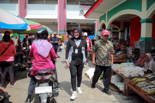 Sidak Pasar Gedhe, Bupati Klaten Minta Pedagang Taati Aturan