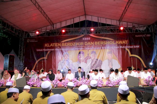 Peringatan Isra Mi’raj 1445 H, Pemkab Klaten Ajak Masyarakat Klaten untuk Berdzikir dan Bershalawat Bersama