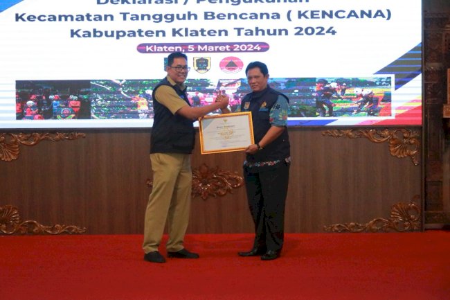 Kabupaten Klaten Raih Penghargaan Kencana Sekaligus Pionir Program Kencana Jawa Tengah
