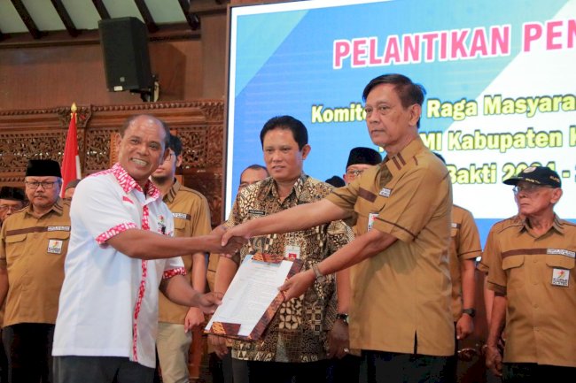 Wabup Klaten Hadiri Pelantikan Pengurus KORMI Kabupaten Klaten