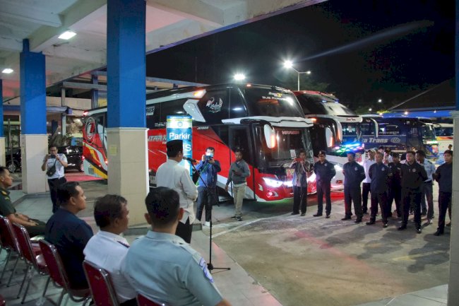 Pelepasan Bus Mudik Gratis Warga Klaten di Perantauan Se Jabodetabek