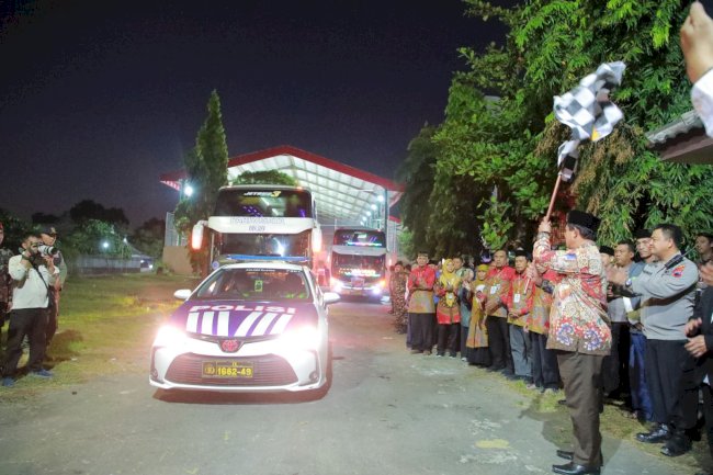 Wakil Bupati Klaten Melepas Keberangkatan Haji Kloter 95 Kabupaten Klaten