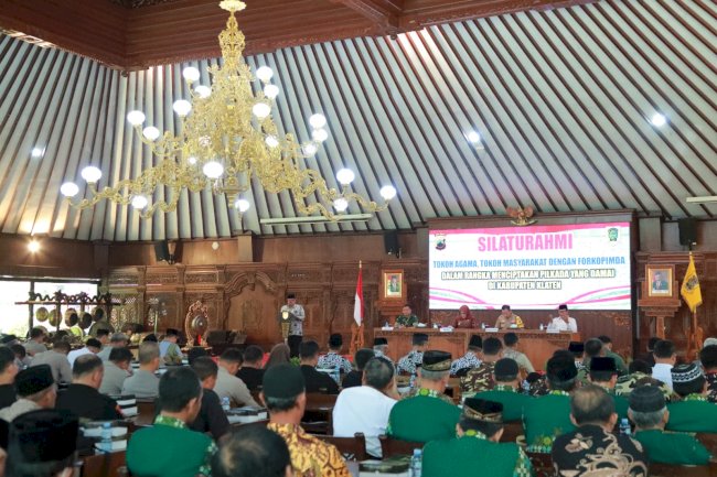 Silaturahmi Forum Koordinasi Pimpinan Daerah (Forkopimda) dengan Tokoh Agama dan Tokoh Masyarakat Kabupaten Klaten