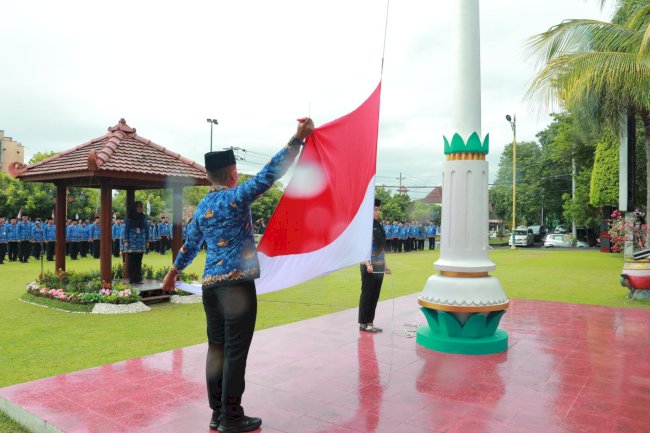 Jajaran Pemerintah Kabupaten Klaten Ikuti Upacara Hari Korpri ke 53