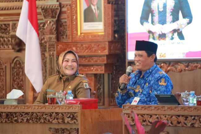 Bupati Sri Mulyani & Wabup Yoga Hardaya Pimpin Rakor Rutin Pamungkas di Masa Jabatannya