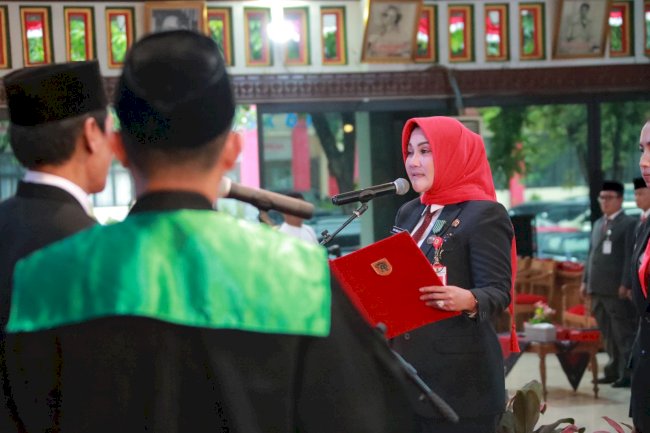 Bupati Klaten Lantik 72 Pejabat Pimpinan Tinggi Pratama, Administrator, Pengawas dan Fungsional di Lingkup Pemkab Klaten