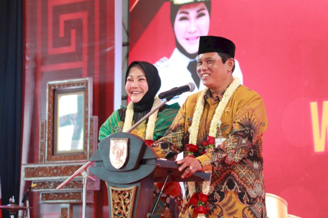 Bupati Sri Mulyani & Wabup Yoga Hardaya Lakukan Tasyakuran Purna Bhaktinya di Grha Bung Karno