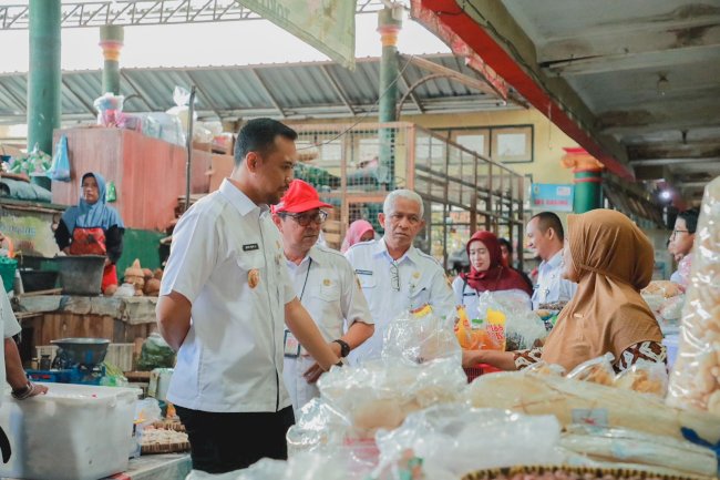 Jelang Ramadan, Plh Bupati Klaten Sidak Beberapa Pasar di Klaten