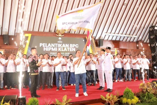Pelantikan Badan Pengurus Cabang (BPC) Himpunan Pengusaha Muda Indonesia (HIPMI) Klaten Periode 2025-2028