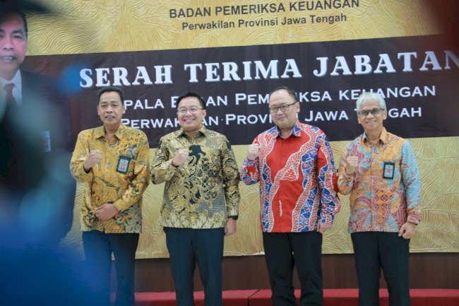 Bupati Klaten Hadiri Pelantikan Kepala Perwakilan BPK Provinsi Jawa Tengah