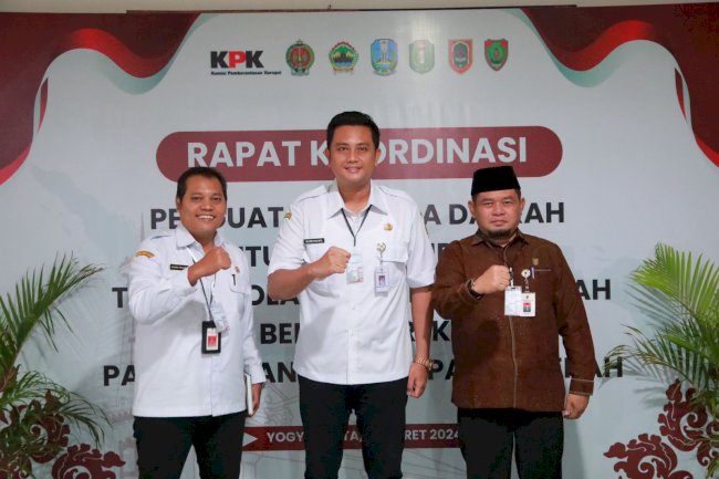 Bupati Klaten Hadiri Rakor Penguatan Kepala Daerah dari KPK RI