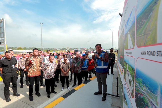 Jelang Mudik 2025, Gubernur Jawa Tengah Tinjau Tol Prambanan