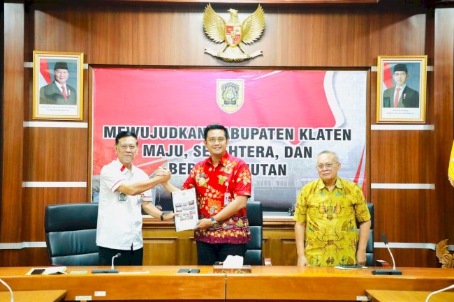 Bupati Klaten Lakukan Audiensi dengan IPPK Bahas Pembangunan Daerah