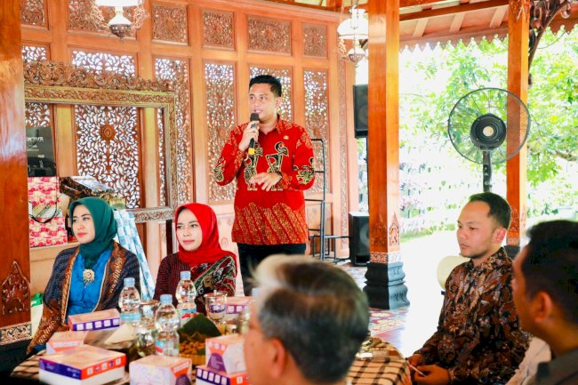 Bupati Klaten Mas Hamenang Hadiri Halal Bihalal PWI Surakarta