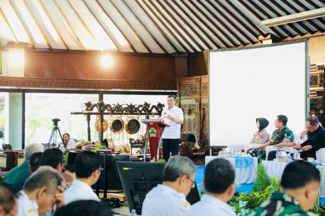 Bupati Klaten Mas Hamenang Paparkan Sejumlah Usulan Prioritas Klaten dalam Musrenbangwil Eks-Karisidenan Surakarta
