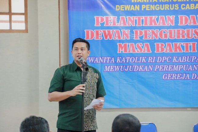 Bupati Klaten Mas Hamenang Hadiri Pelantikan Pengurus WKRI DPC Kabupaten Klaten