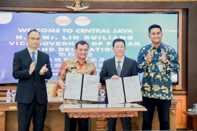 Bupati Klaten Teken MoU Sister City dengan Pemerintah Nanjing, Tiongkok