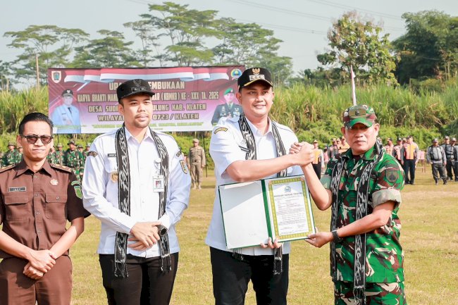 Bupati Klaten Pimpin Upacara Pembukaan KBMKB ke-30 di Desa Sudimoro, Kecamatan Tulung