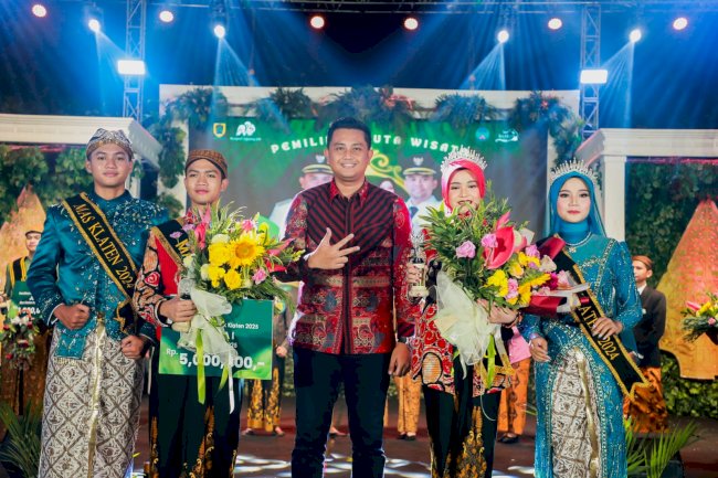 Bupati Klaten Hadiri Pemilihan Duta Wisata Klaten Tahun 2025 dan Launching Klaten Fair 2025