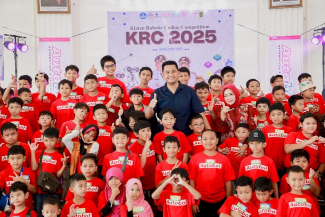Bupati Klaten Resmi Membuka Kompetisi Robotik dan Coding 2025