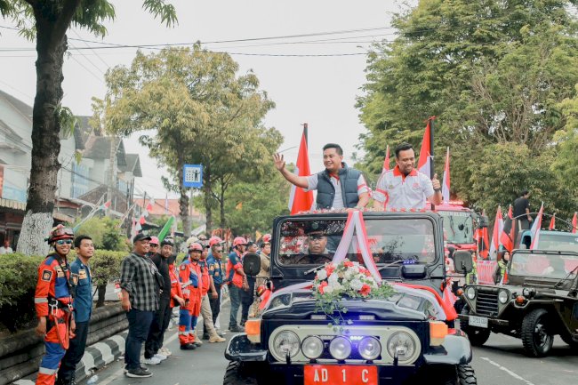 Mobil Hias Warnai Karnaval Pembangunan di Klaten, Tampilkan Program dan Inovasi Unggulan