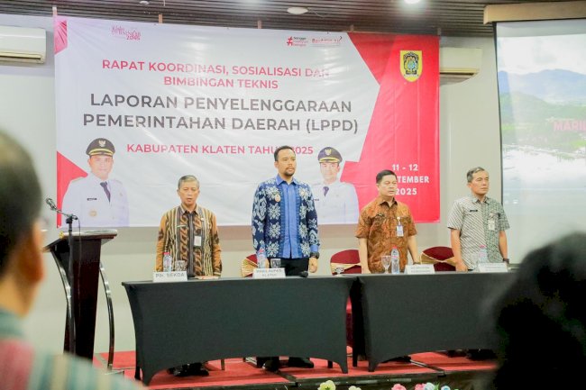 Wabup Klaten Dorong Peningkatan Kinerja Lewat Rakor, Sosialisasi, dan Bimtek LPPD 2025